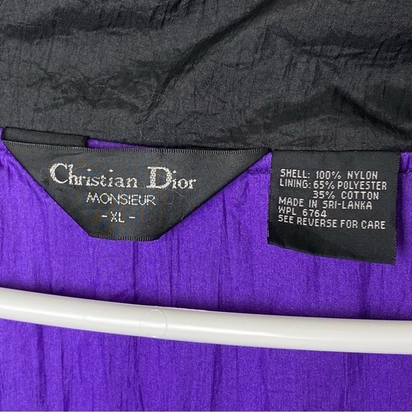Vintage Christian Dior Monsieur Track Suit Jacket 90s XL - Picture 1 of 7
